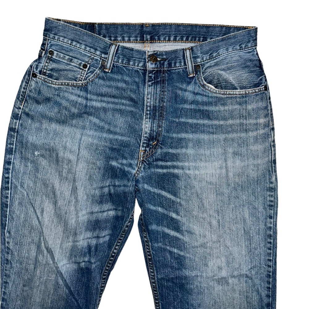 Levi’s 550 Straight Leg Medium Dark Wash Jeans Men’s 36X32 - Picture 3 of 6
